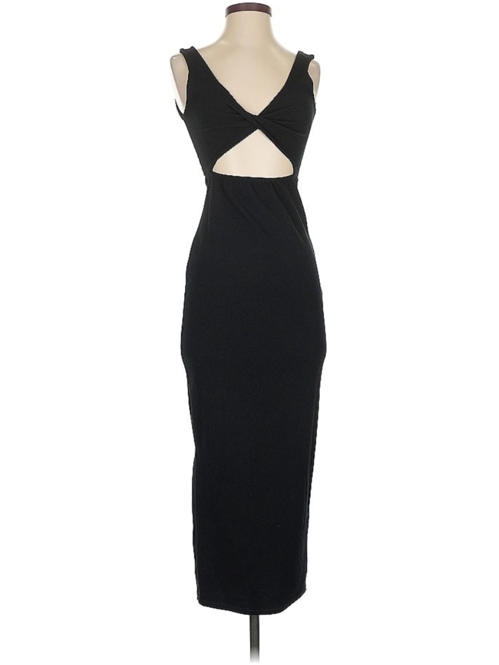 Nasty Gal Black Cutout Bodycon Maxi Dress